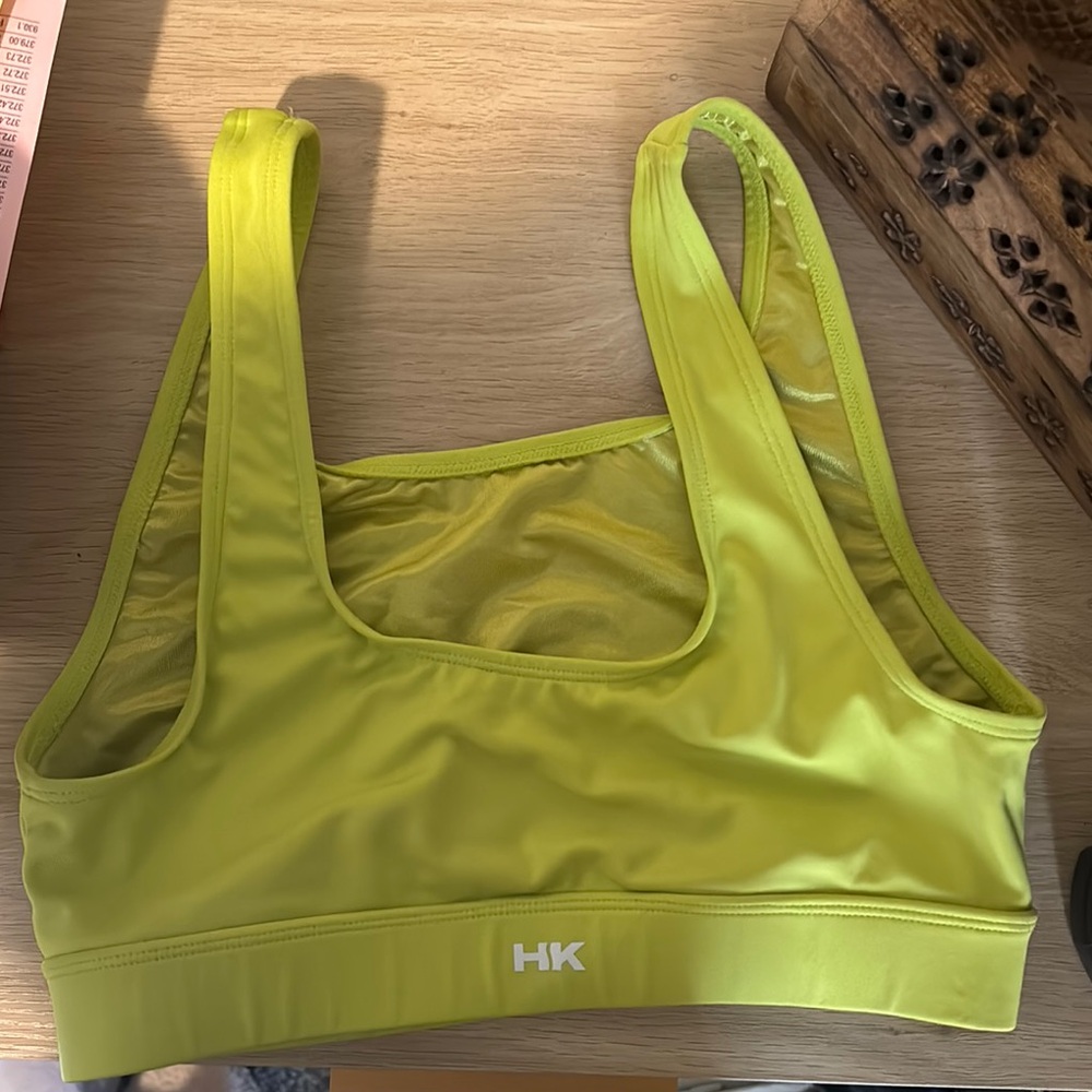 Humankind Neon Yellow Swim Top